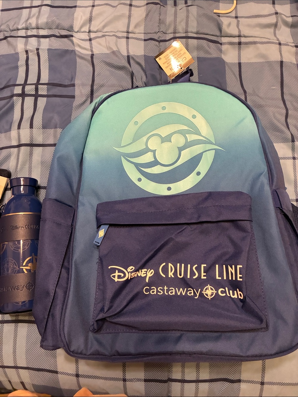 NWT Disney Cruise Line, Castaway Club, backpack, and water bottle - Picture 9 of 11